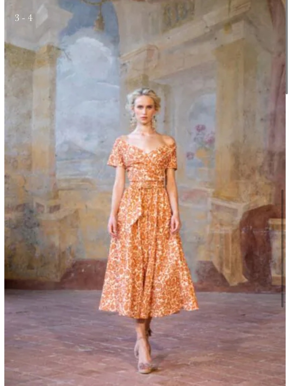 Lena Hoschek Dalia Kleid Terra Cotta dress Large